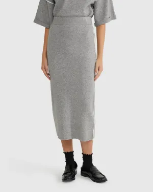 Birdie Trim Midi Skirt