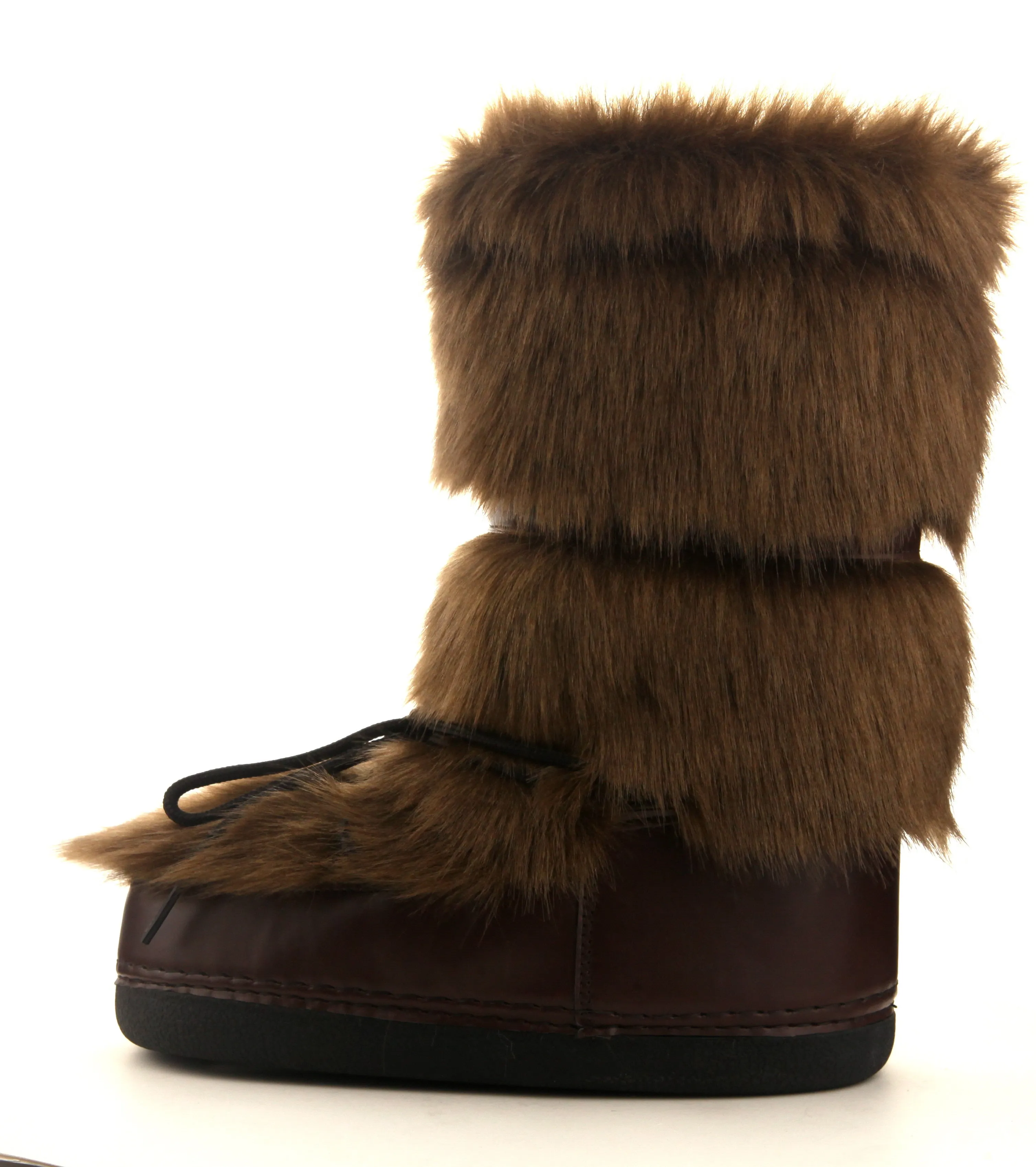 Cape Robbin Creature Furry Brown Comfortable Fashion Platform Moritz Moon Boots