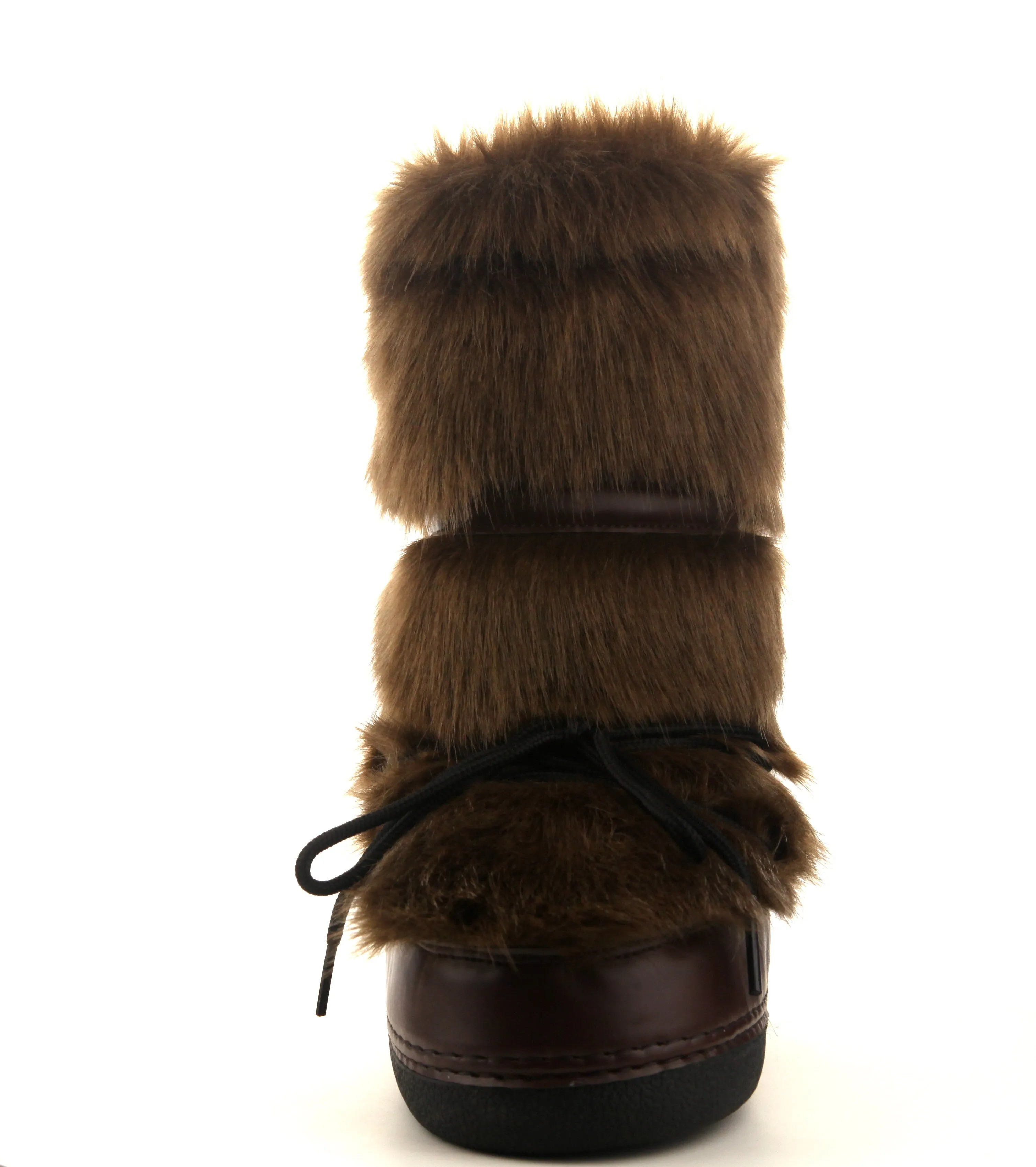Cape Robbin Creature Furry Brown Comfortable Fashion Platform Moritz Moon Boots