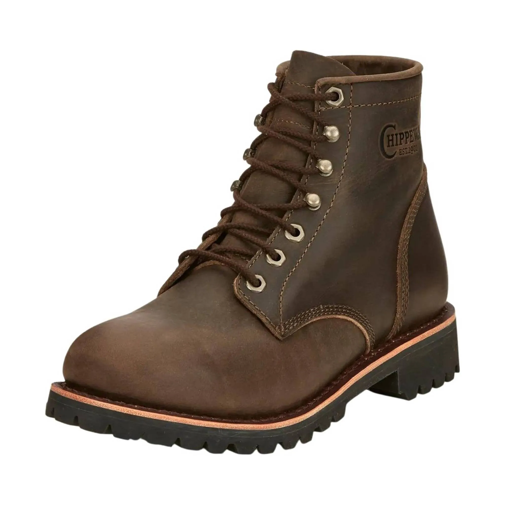 Chippewa Men's Classic 6in Non Insulated Soft Toe Work Boots - Wood
