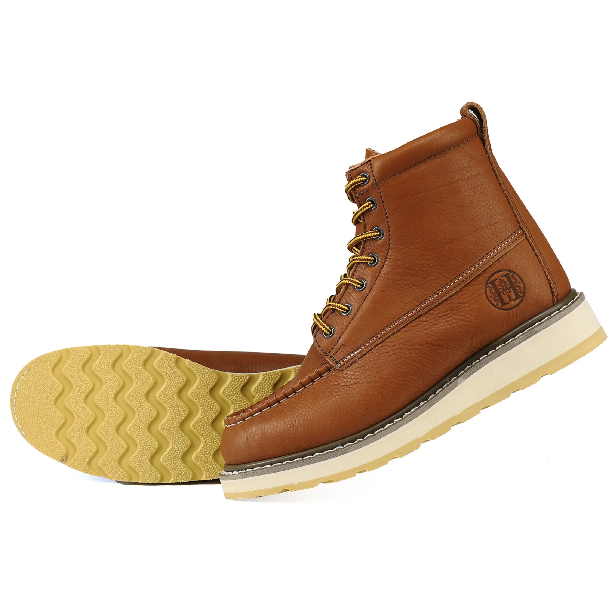CK30-8494 Mens 6" SureTrack Soft Toe Slip Resistant Moc Toe Mens Work Boots