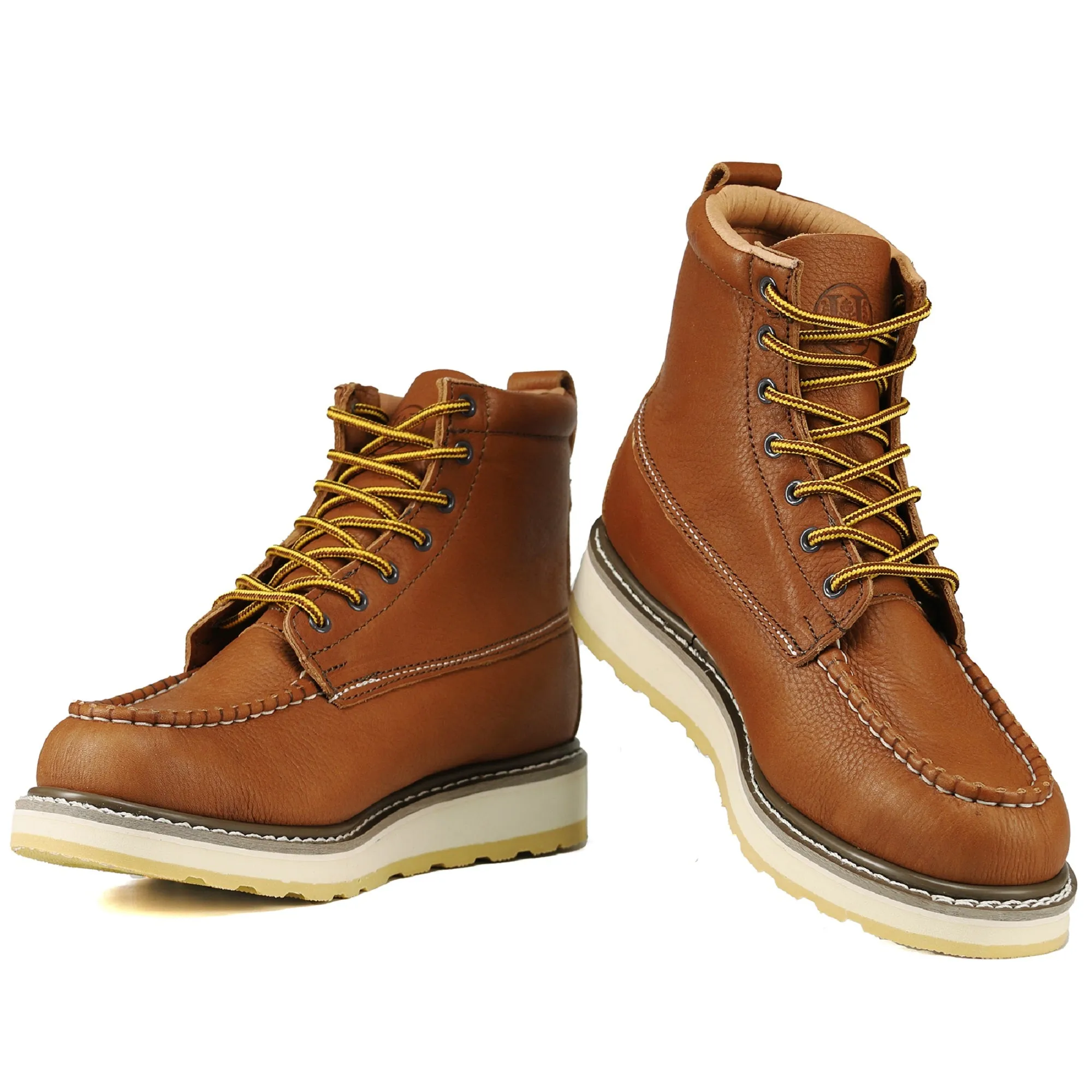 CK30-8494 Mens 6" SureTrack Soft Toe Slip Resistant Moc Toe Mens Work Boots