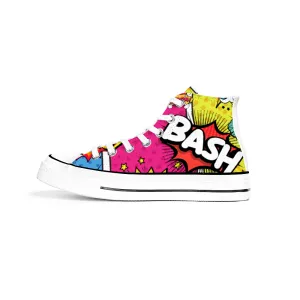 Comic Book Geek Collection - Unisex High Top Canvas Sneakers