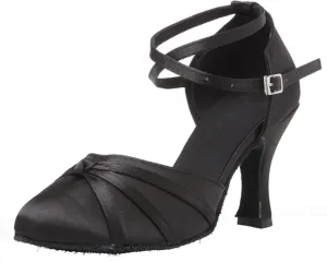 Dance Shoes for Women Closed Toe Latin Salsa Heels Wedding Party Pumps X2003
