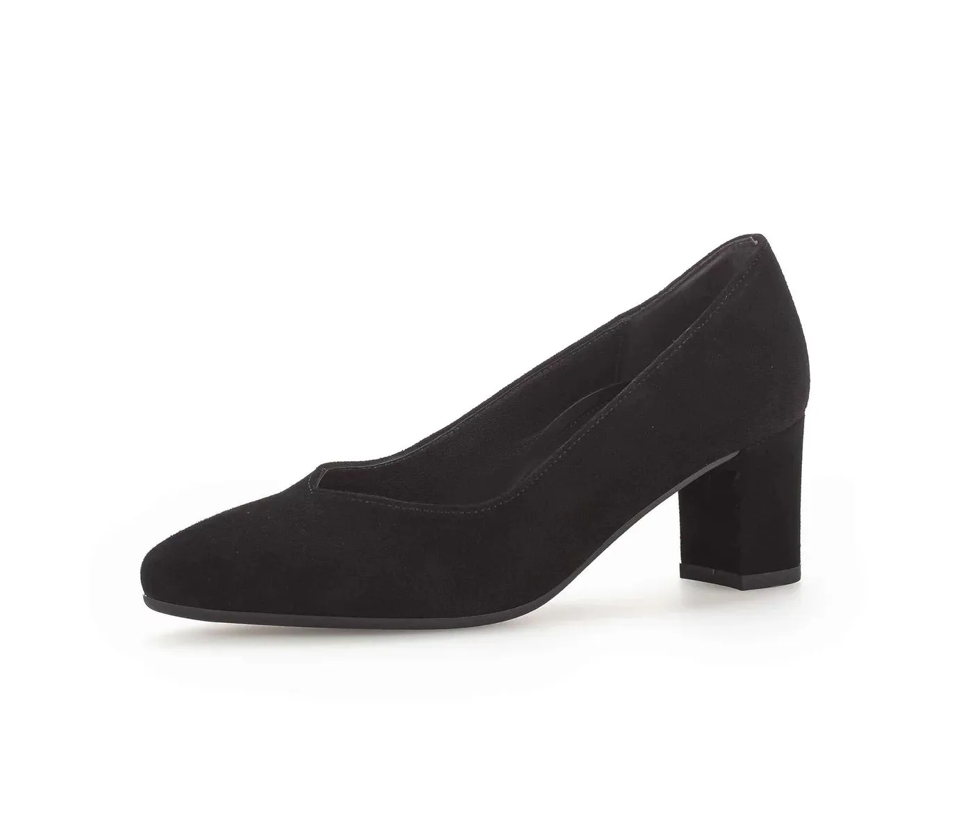 Gabor Elegant Black Leather Suede Pumps 32.152.47
