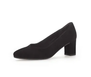 Gabor Elegant Black Leather Suede Pumps 32.152.47