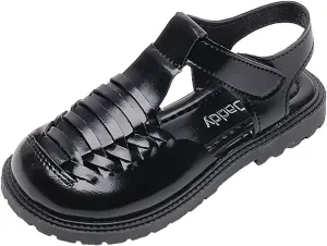 Girls Closed Toe Sandals Soft Rubber Sole Flat Shoes Lightweight Outdoor Beach Vacation Holiday Girls Flip Flops