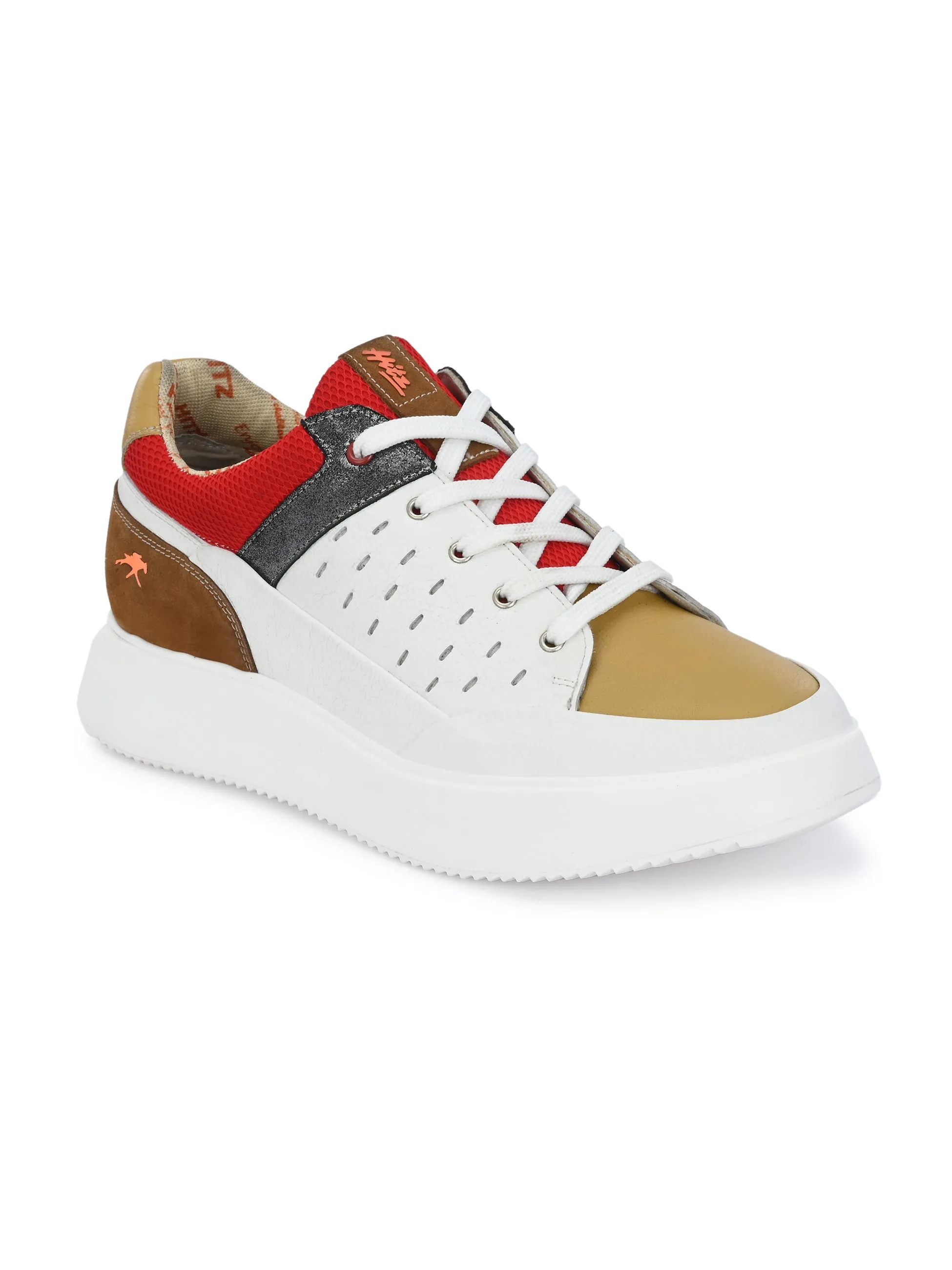 HITZ301-Men' White Casual Running Shoes