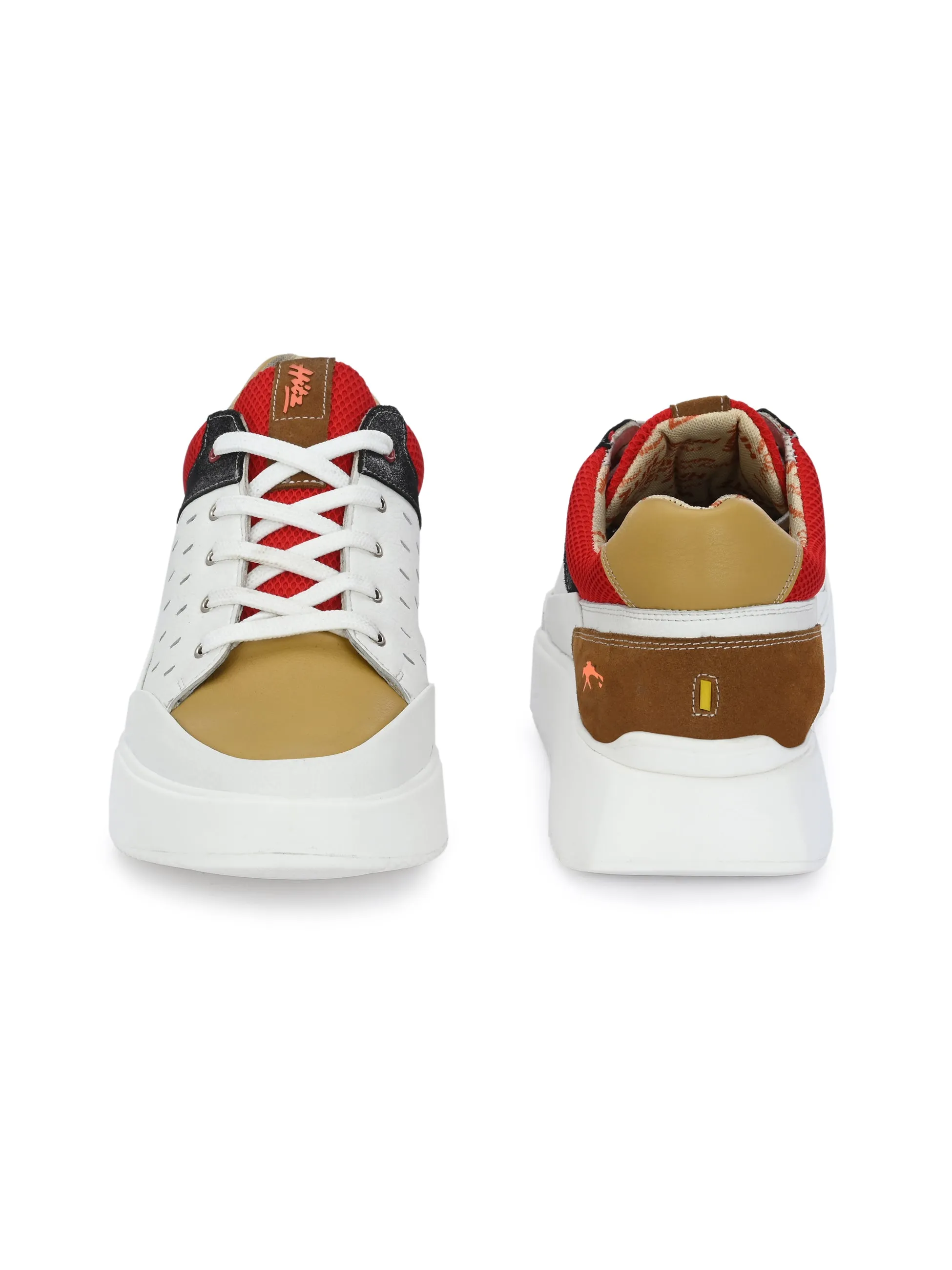 HITZ301-Men' White Casual Running Shoes