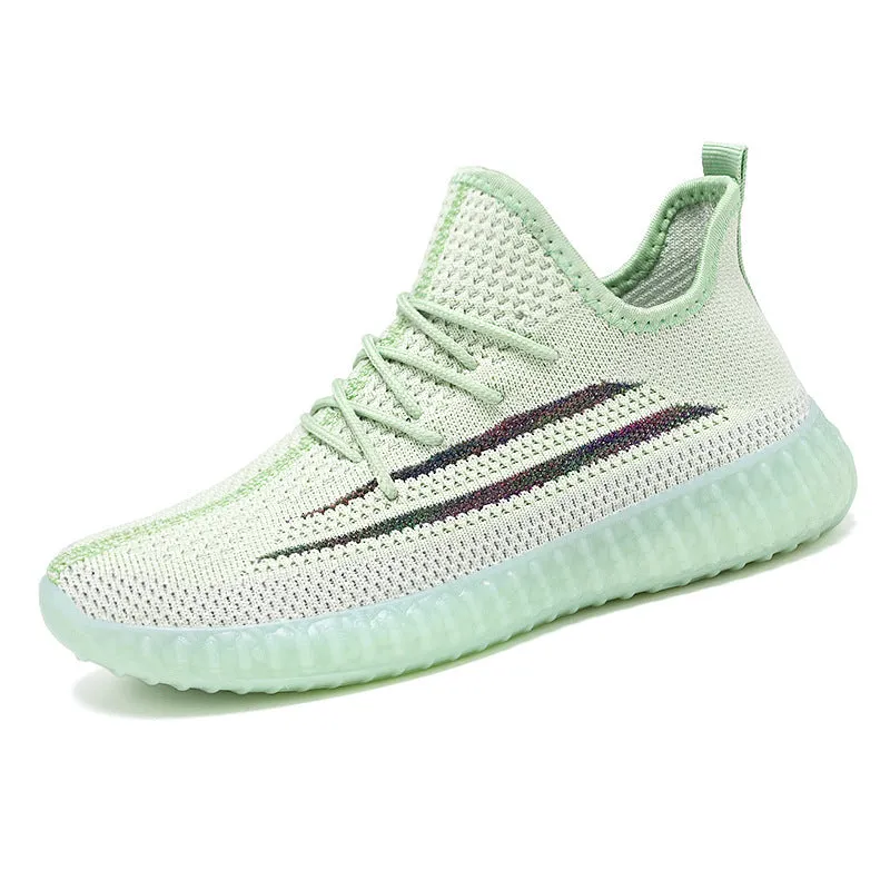 Ladies Fashion Flyknit Sneakers