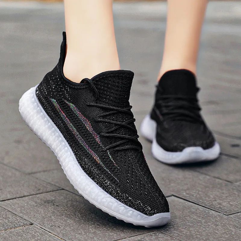 Ladies Fashion Flyknit Sneakers