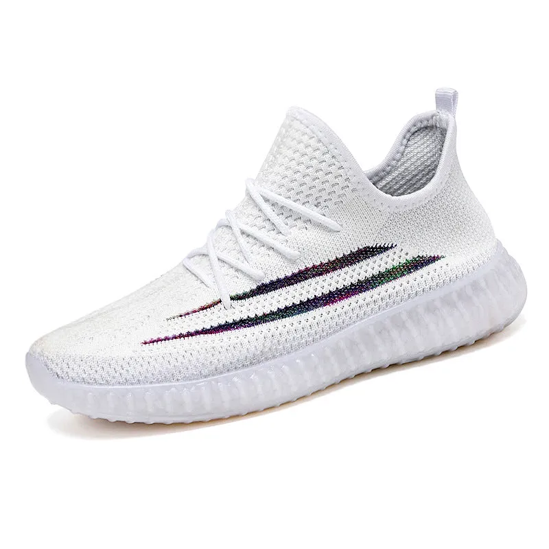Ladies Fashion Flyknit Sneakers
