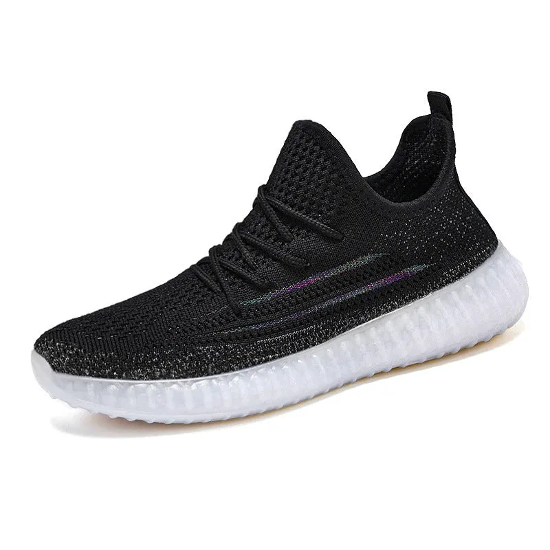 Ladies Fashion Flyknit Sneakers