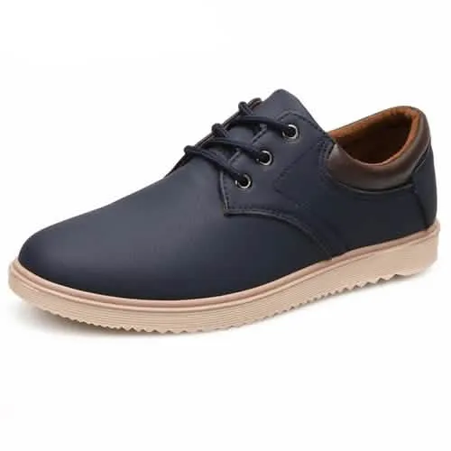Men's Elegant Lace-Up Oxford Sneakers for Everyday Comfort