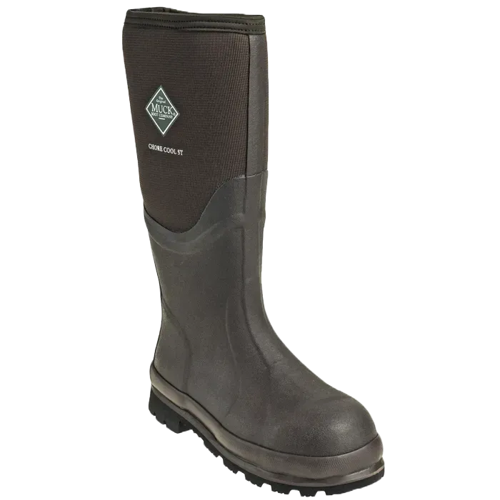Muck® Men's Chore Cool Brown Steel Toe Waterproof Boots CSCT-STL