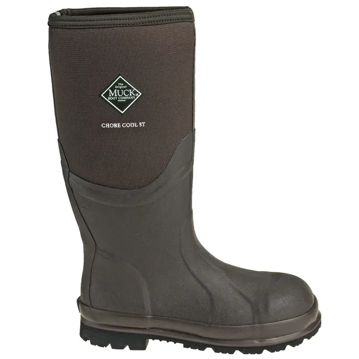 Muck® Men's Chore Cool Brown Steel Toe Waterproof Boots CSCT-STL