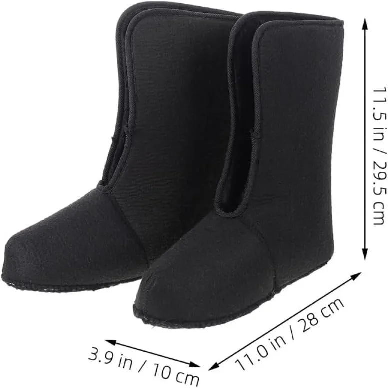 POPETPOP Warm Boot Liners for Men's Snow Boots Cozy Insulated Liners for Cold Weather Size 43