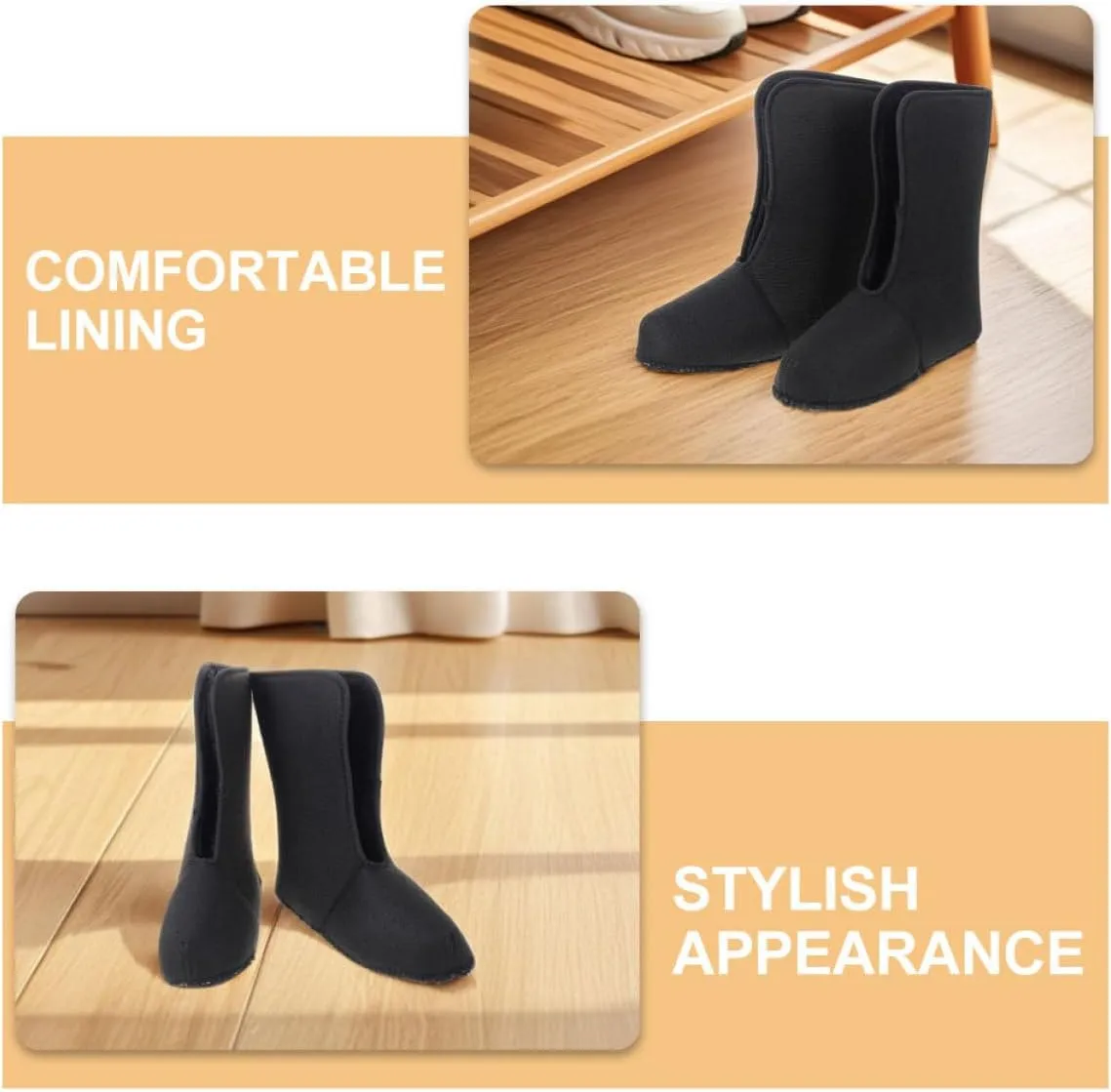POPETPOP Warm Boot Liners for Men's Snow Boots Cozy Insulated Liners for Cold Weather Size 43