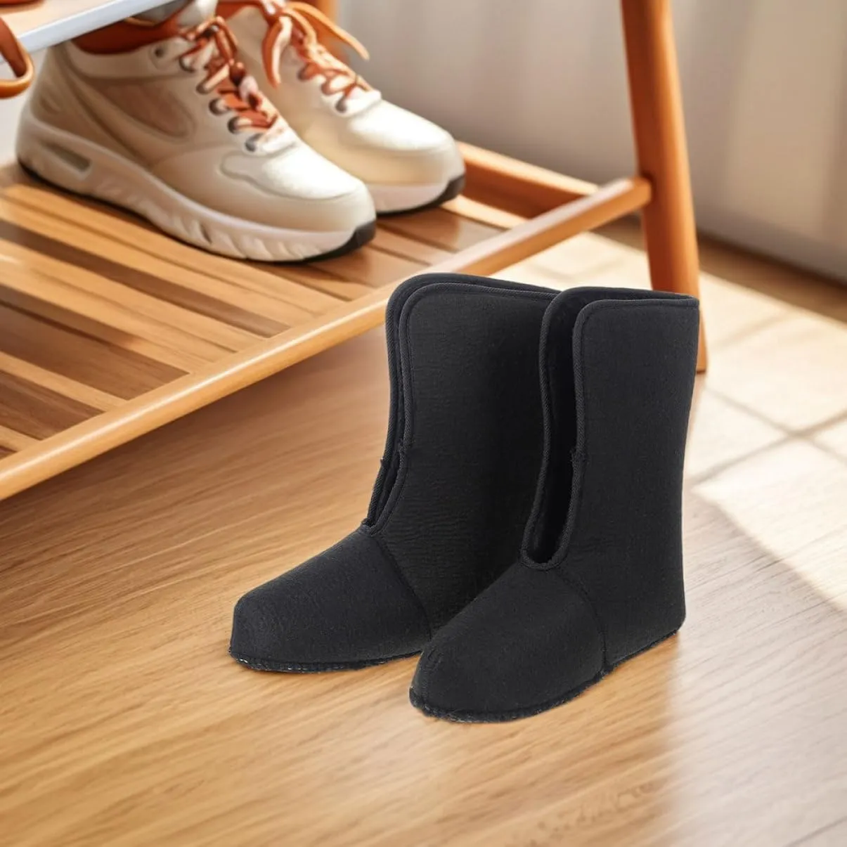 POPETPOP Warm Boot Liners for Men's Snow Boots Cozy Insulated Liners for Cold Weather Size 43