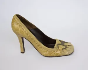 PURA LOPEZ Light Brown Heels, US 6.5/EU 37/UK 4