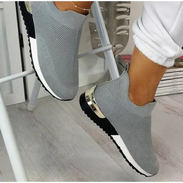 Roomy Mesh Slip On Shoes