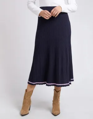 Tammy Knit Skirt - Dark Sapphire