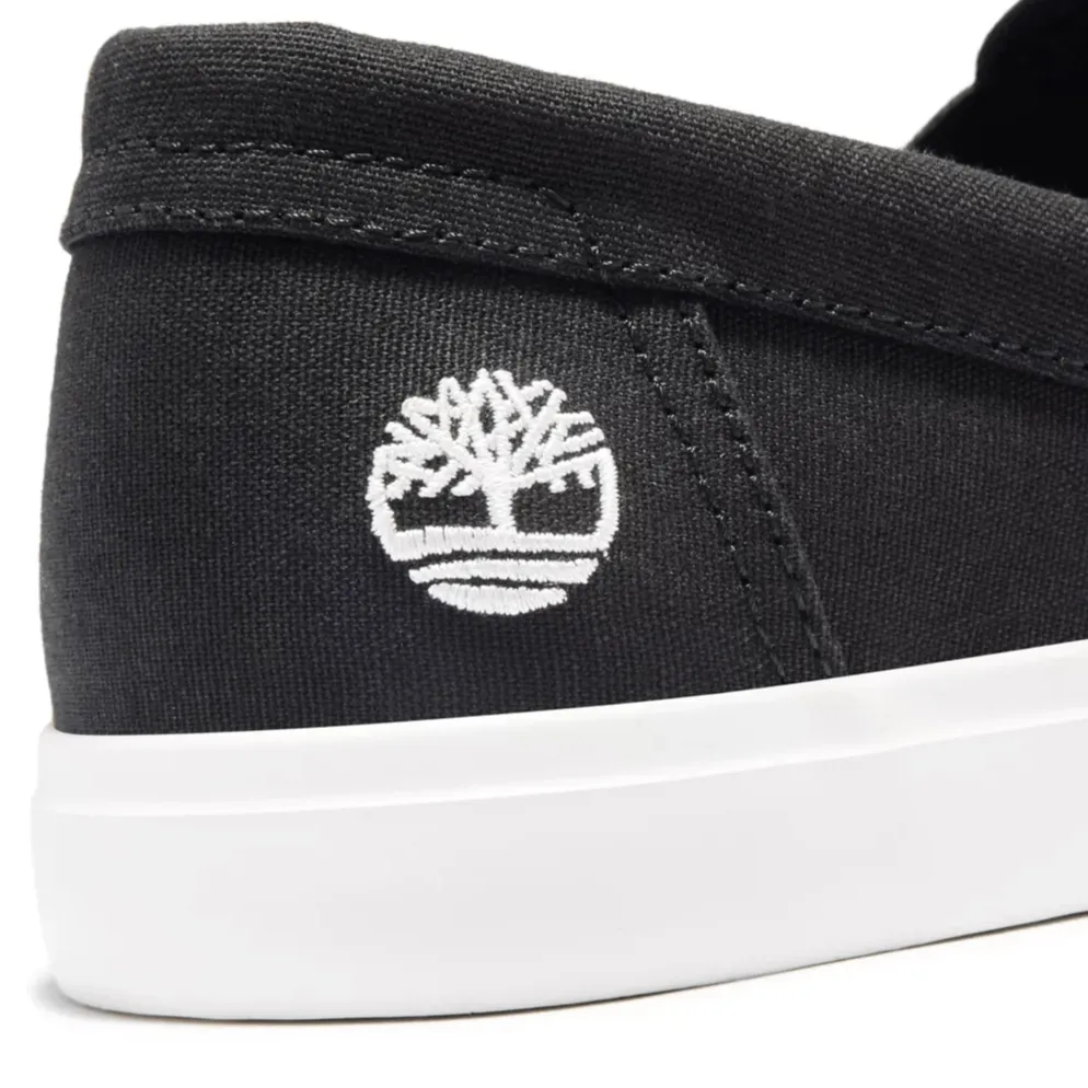 Timberland Men's Union Wharf Slip On Sneakers- Black Canvas