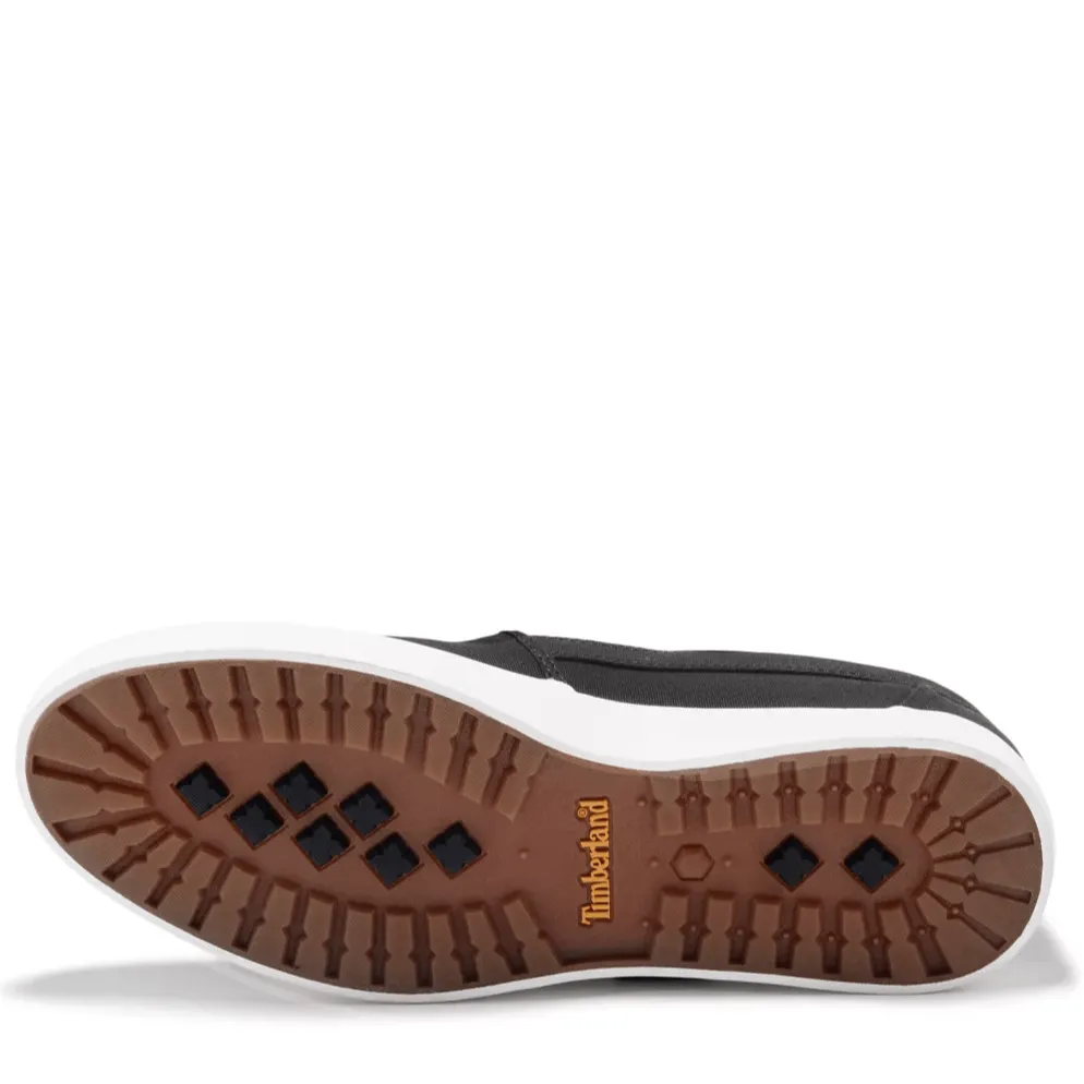 Timberland Men's Union Wharf Slip On Sneakers- Black Canvas