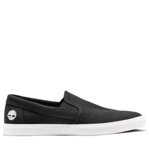Timberland Men's Union Wharf Slip On Sneakers- Black Canvas