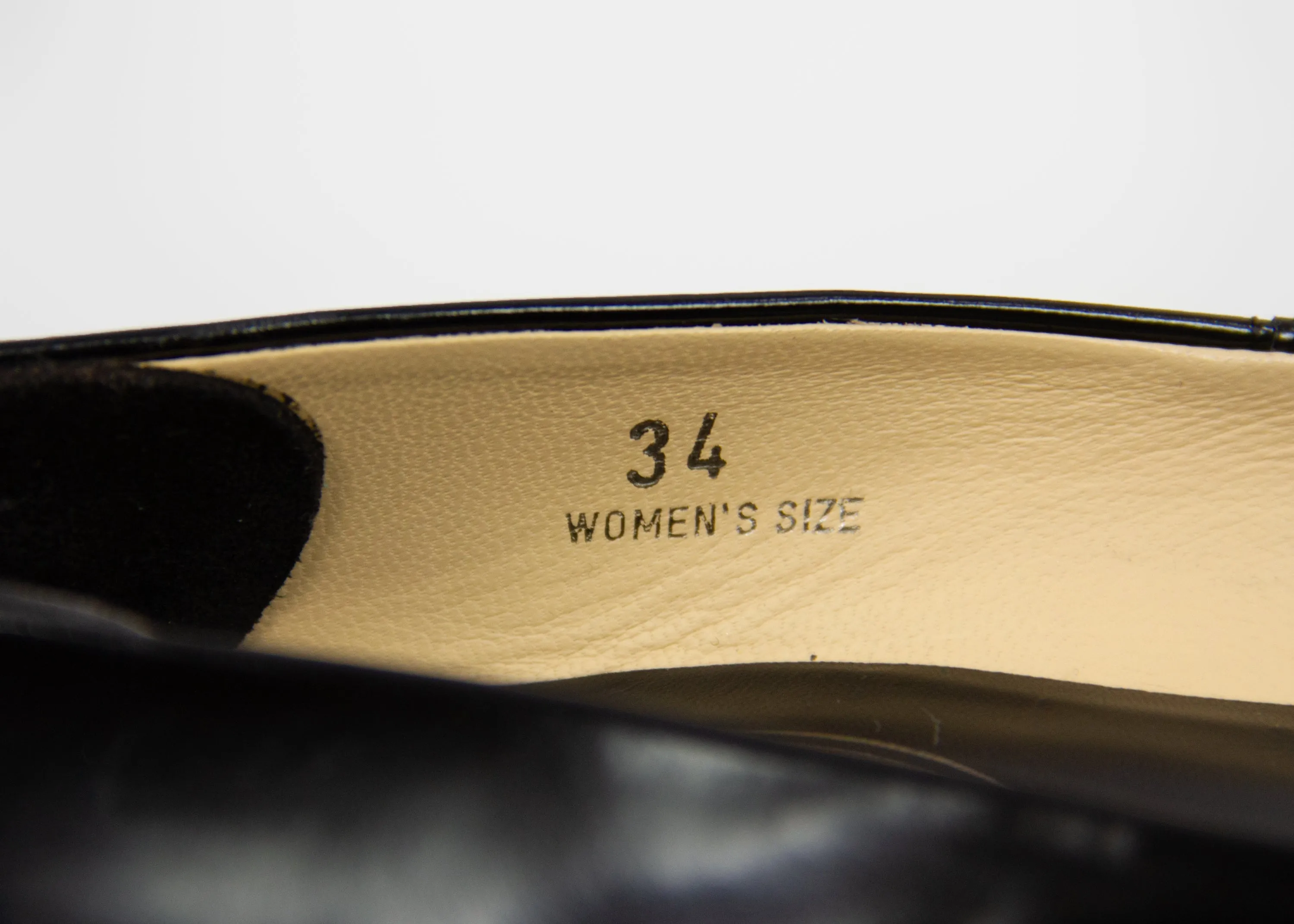 TOD'S Classic Black Smooth Leather Pumps SIZE USA 4, EU 34