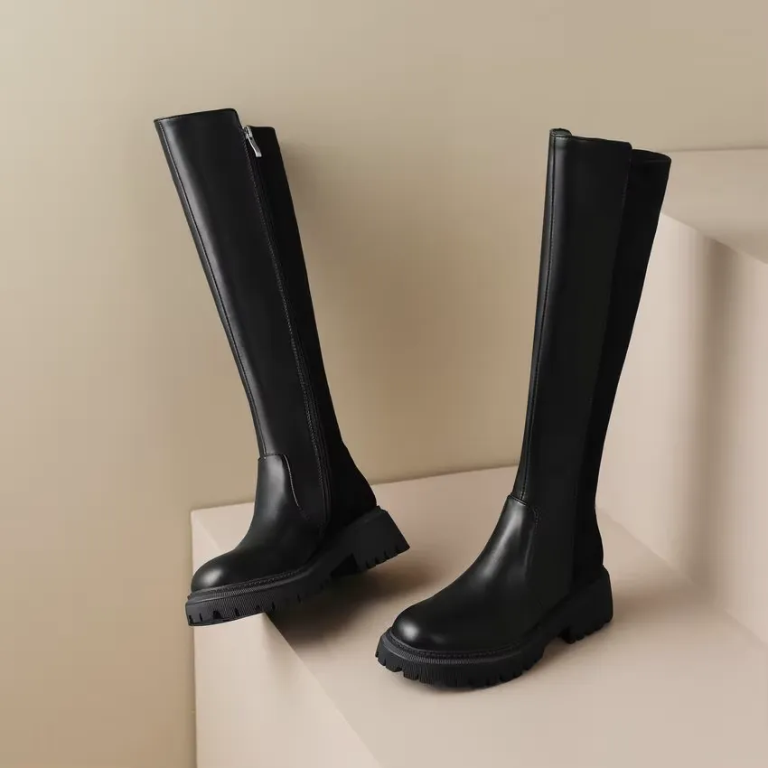 USS Shoes Berly Women's Knee-High Zipper Boots