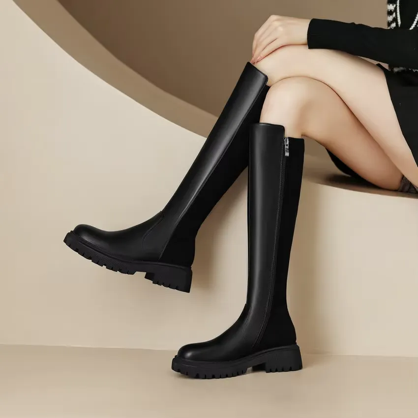 USS Shoes Berly Women's Knee-High Zipper Boots