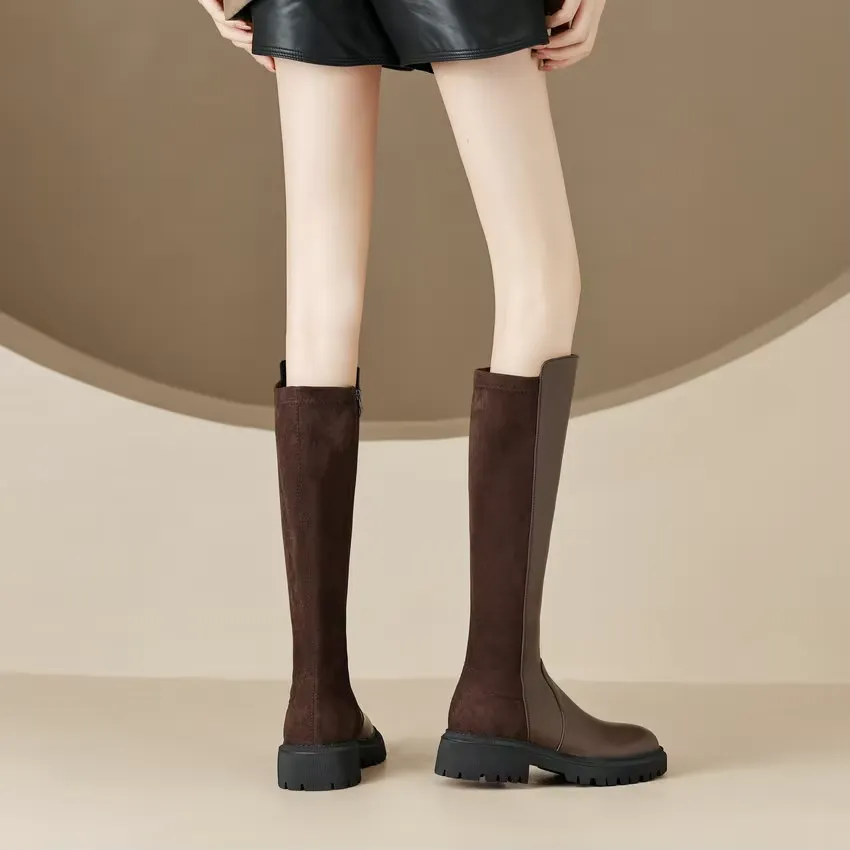 USS Shoes Berly Women's Knee-High Zipper Boots