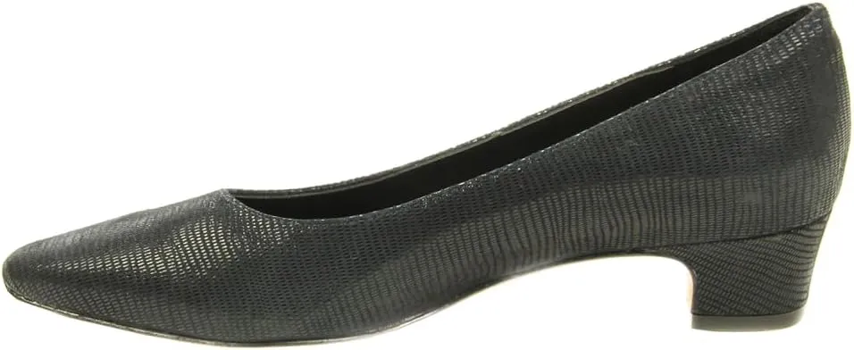 VANELi Womens Astyr Pointed Toe Block Pumps Dress Casual Low Heel 1-2" - Black