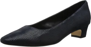 VANELi Womens Astyr Pointed Toe Block Pumps Dress Casual Low Heel 1-2" - Black