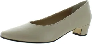 VANELi Womens Astyr Pointed Toe Block Pumps Dress Casual Low Heel 1-2" - Black