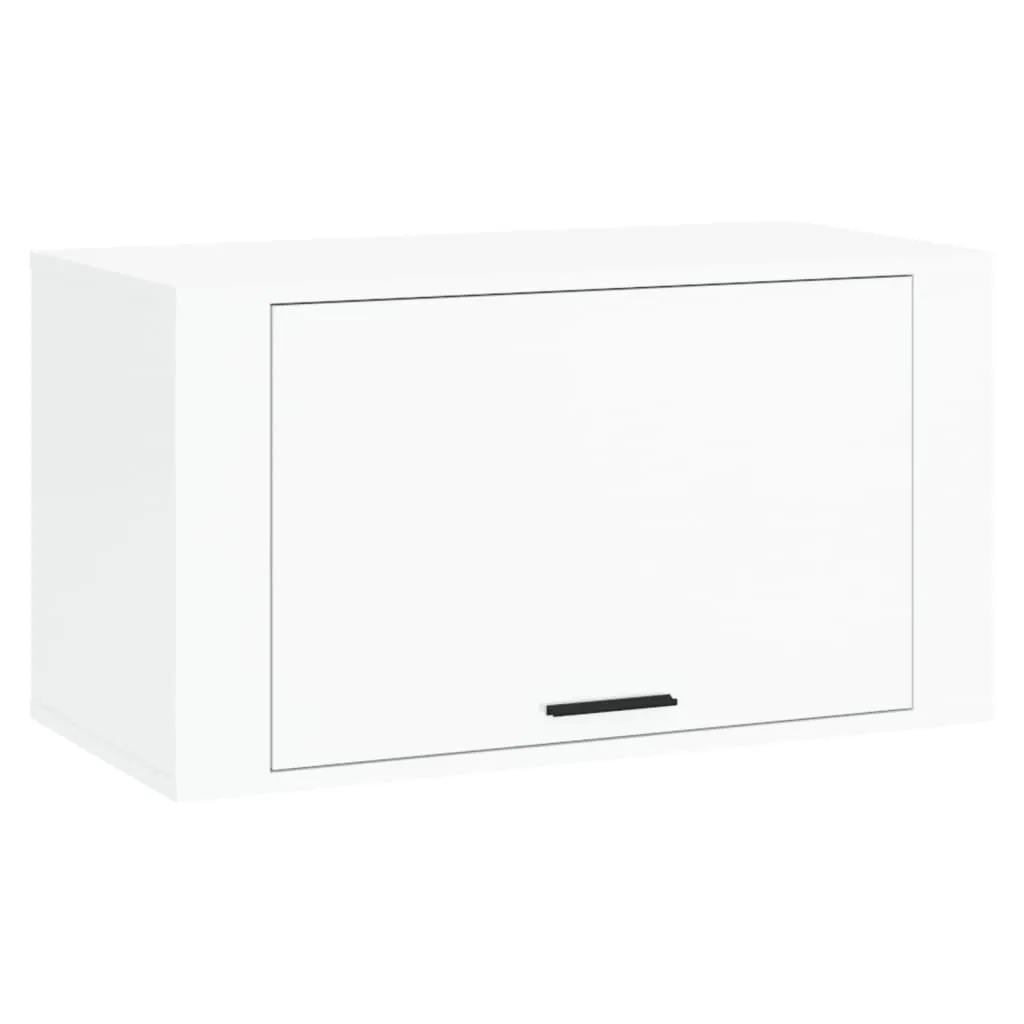 Wall-mounted Shoe Cabinet High Gloss White 70x35x38 cm Engineered Wood