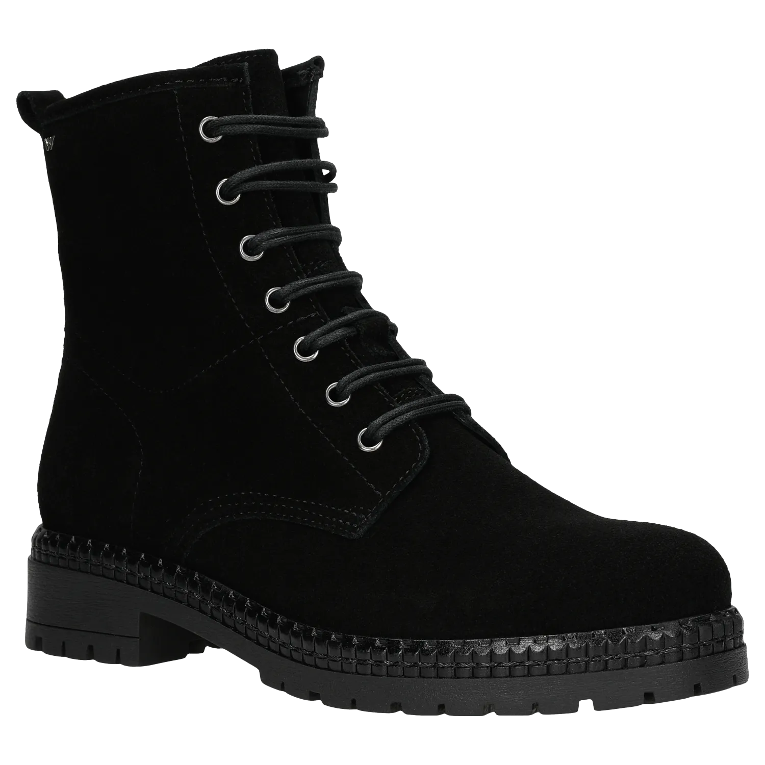 Wojas Black Leather Ankle Boots | 6400461