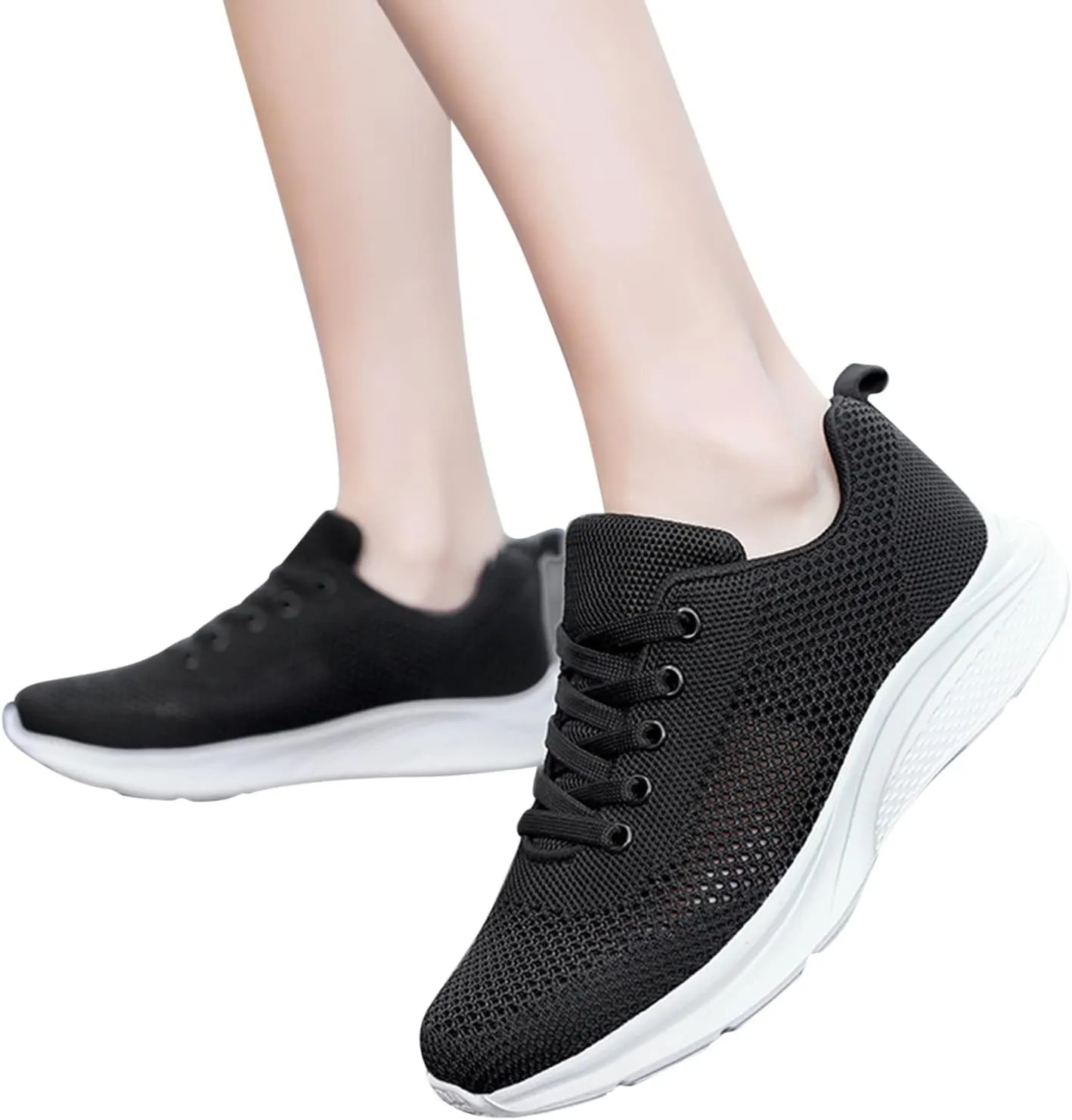 Women's Walking Sock Shoes Elastic Knit Lightweight Mens Dress Shoes Athletic Casual Slip On Shoes Slip On Sneakers Slip On Tennis Shoe Trainers Shoe