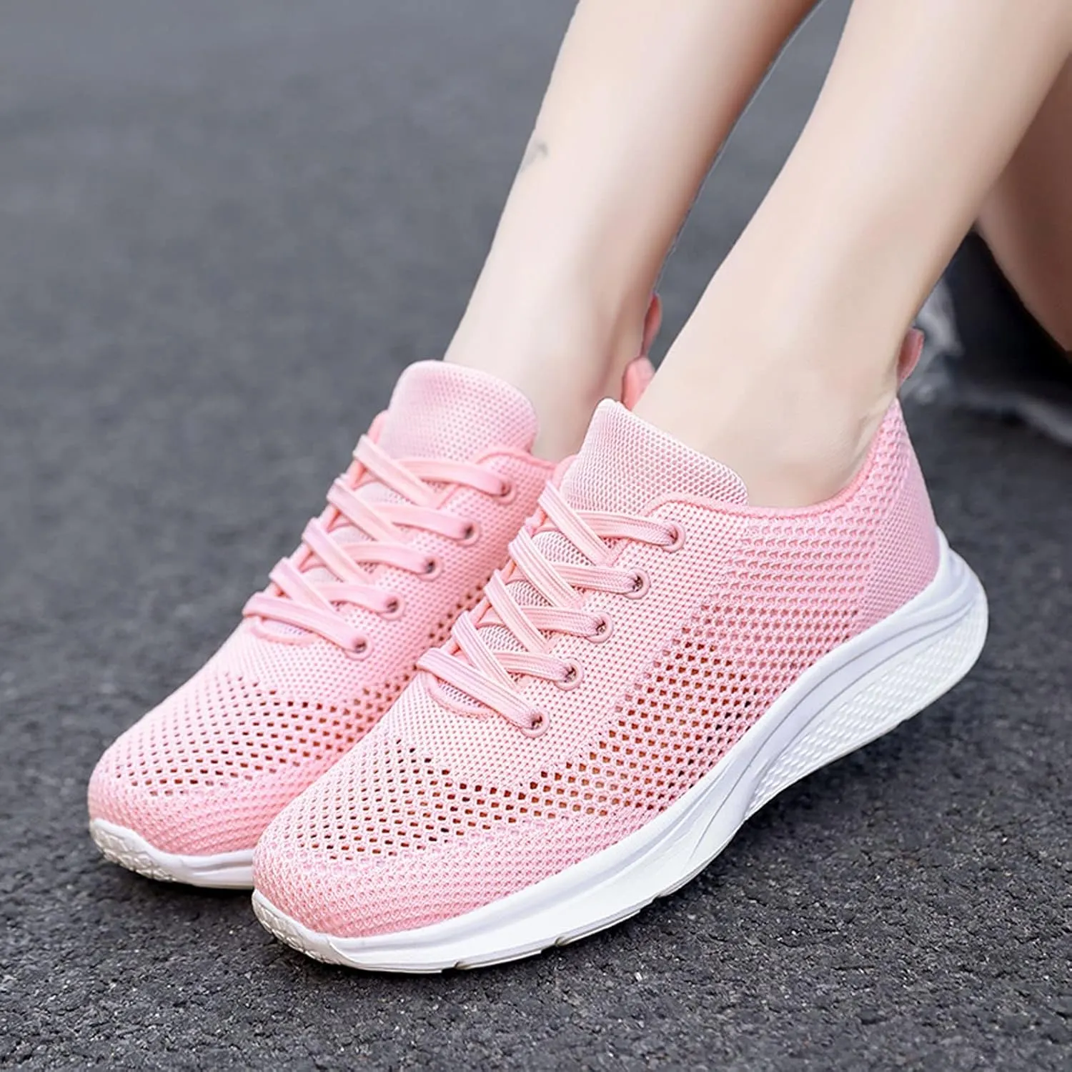 Women's Walking Sock Shoes Elastic Knit Lightweight Mens Dress Shoes Athletic Casual Slip On Shoes Slip On Sneakers Slip On Tennis Shoe Trainers Shoe
