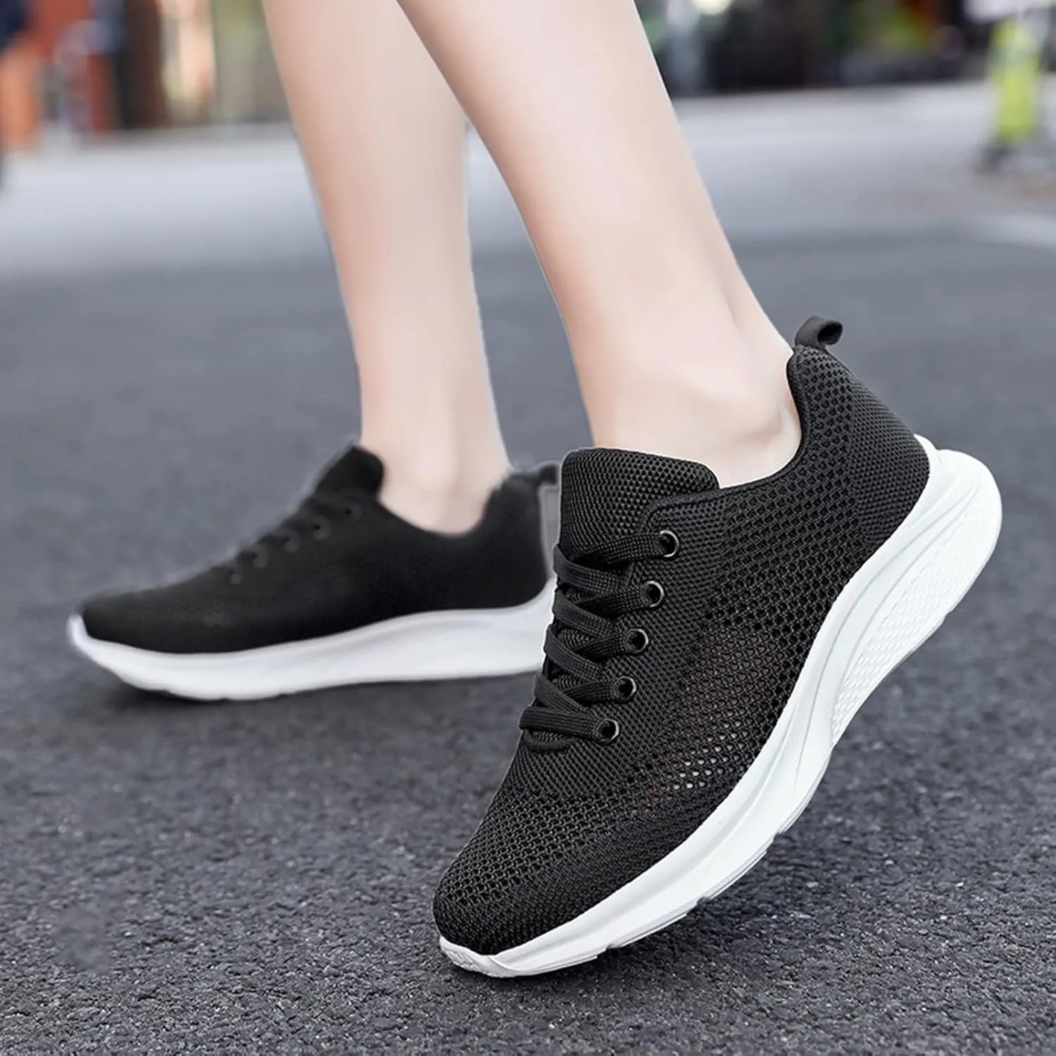 Women's Walking Sock Shoes Elastic Knit Lightweight Mens Dress Shoes Athletic Casual Slip On Shoes Slip On Sneakers Slip On Tennis Shoe Trainers Shoe