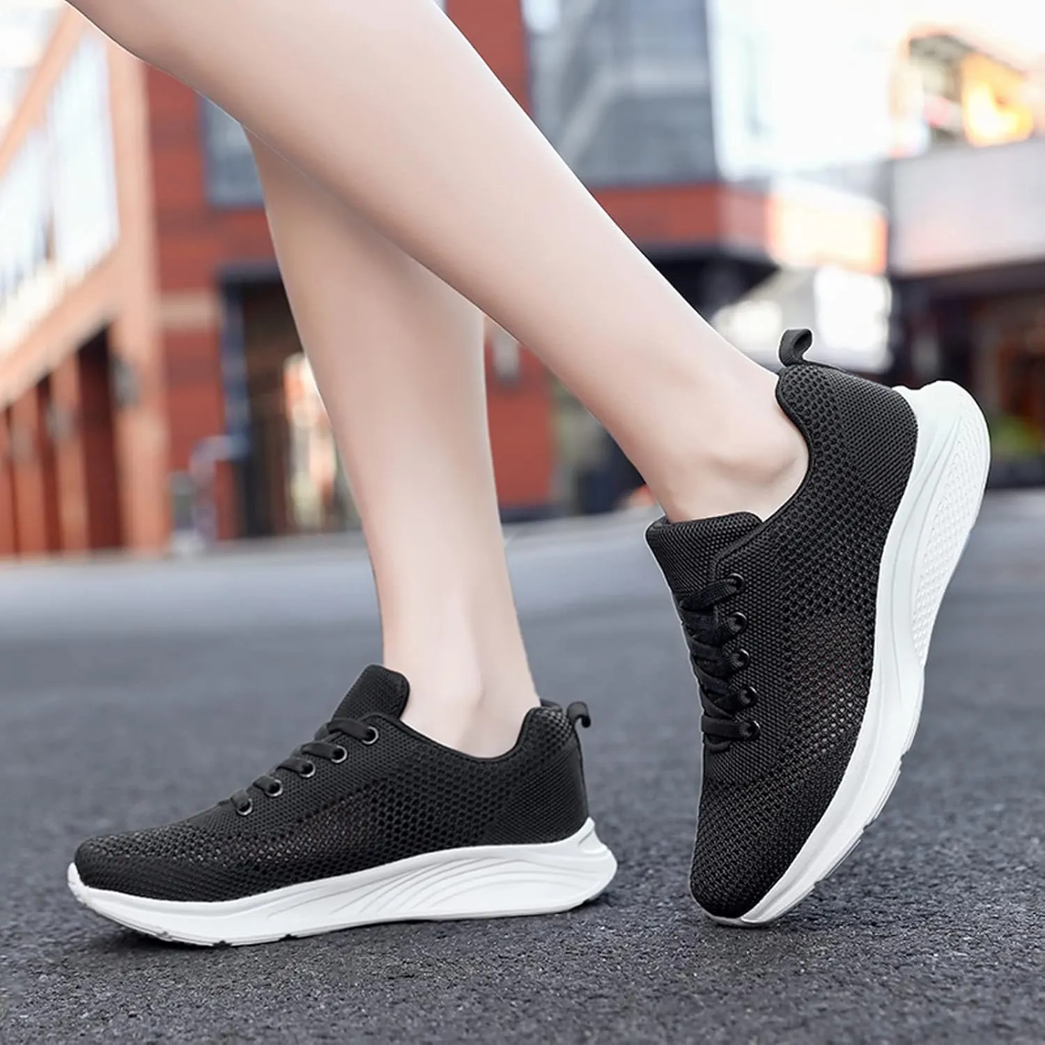 Women's Walking Sock Shoes Elastic Knit Lightweight Mens Dress Shoes Athletic Casual Slip On Shoes Slip On Sneakers Slip On Tennis Shoe Trainers Shoe