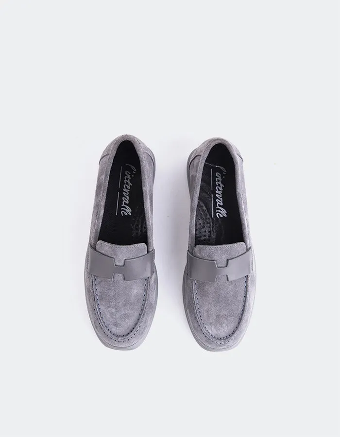 Yasmin Grey Suede