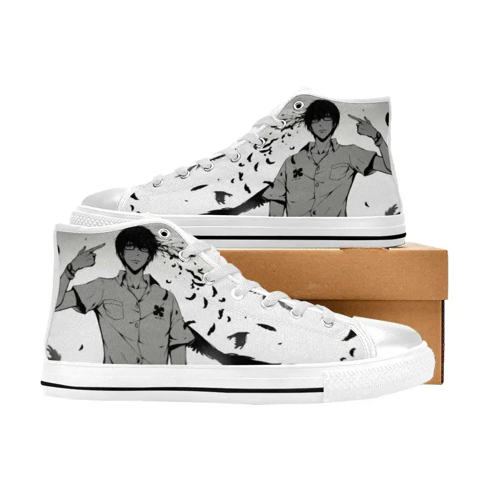 Zankyou no Terror Terror in Resonance Shoes High Top Sneakers for Kids and Adults