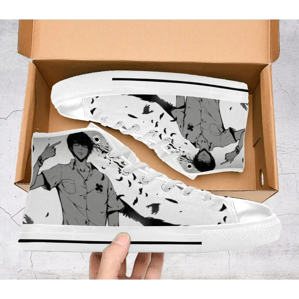 Zankyou no Terror Terror in Resonance Shoes High Top Sneakers for Kids and Adults