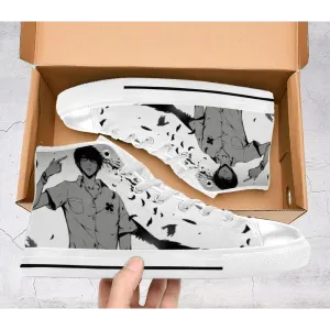 Zankyou no Terror Terror in Resonance Shoes High Top Sneakers for Kids and Adults